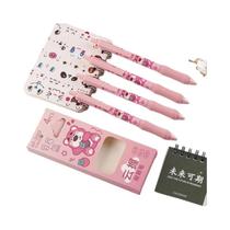 Conjunto De Canetas Gel Apagáveis De Capivara Panda Em Estilo Cartoon, Canetas De Secagem Rápida