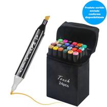 Conjunto de Canetas Hidrográficas - 24 Peças - Sortido - Touch Conjunto de Canetas Hidrográficas - 24 Peças - Sortido - Touch