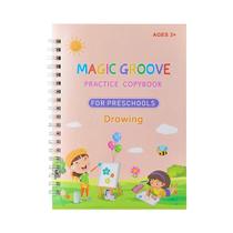 Conjunto De Canetas Mágicas Para Crianças Em Idade Pré-Escolar 4 Peças Caligrafia Em Inglês Livros