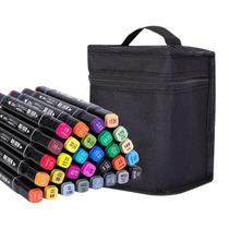 Conjunto De Canetas Marcador Permanente Ponta Dupla 48 Cores