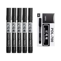 Conjunto De Canetas Marcadoras De Tinta Preta Com Ponta Larga Não Apagáveis 10 Peças Para Notação Em