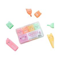 Conjunto De Canetas Marcadoras Fluorescentes Mini Em Cores Macaron Com Ponta Macia Para Material Conjunto De Canetas Marcadoras Fluorescentes Mini Em Cores Macaron Com Ponta Macia Para Material