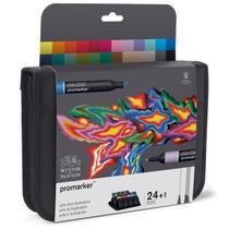 Conjunto de Canetas Marcadoras Winsor & Newton ProMarker 24 Cores Conjunto de Canetas Marcadoras Winsor & Newton ProMarker 24 Cores