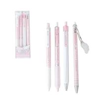 Conjunto De Canetas Neutras Cute Angel 4PC Canetas Gel Para Estudantes Série Pérola