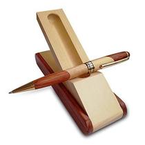 Conjunto de canetas Renawe Luxury Wooden Esferográfica com estojo e recargas