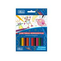 Conjunto de Canetinha Hidrográfica - 12 Cores - Tilibra Conjunto de Canetinha Hidrográfica - 12 Cores - Tilibra