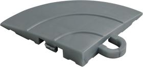 Conjunto de Cantos para Piso de Garagem Speedway Cinza 7x7x1 cm, 4 Unidades Conjunto de Cantos para Piso de Garagem Speedway Cinza 7x7x1 cm, 4 Unidades