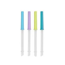 Conjunto de canudos reutilizáveis REDUCE Coldee 2.0 Splash 14 onças, pacote com 4
