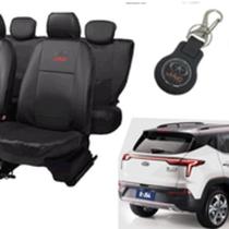 Conjunto de capa couro Jac e-JS4 2021 a 2024 + moderno