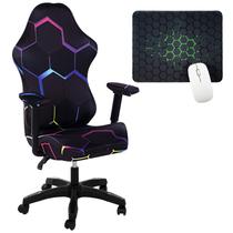 Conjunto de capa de cadeira de jogos Moukeren elástico com mouse pad Conjunto de capa de cadeira de jogos Moukeren elástico com mouse pad