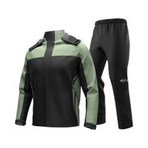 Conjunto De Capa De Chuva Para Motociclistas, Jaqueta E Calças Para Prevenção De Tempestades,