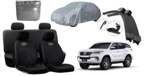 Conjunto de Capa de Couro SW4 10-22: Capa de Cobrir + Limpador de Parabrisa para Alta Performance