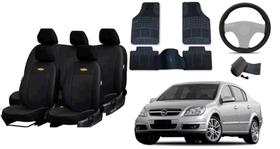 Conjunto de Capa de Couro + Tapetes para Vectra 2005-2011 + Capa de Volante Conjunto de Capa de Couro + Tapetes para Vectra 2005-2011 + Capa de Volante