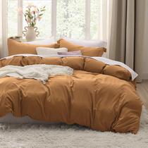 Conjunto de capa de edredom Bedsure Honey Ginger King Size 3 peças Conjunto de capa de edredom Bedsure Honey Ginger King Size 3 peças