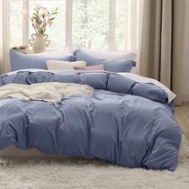 Conjunto de Capa de Edredom Bedsure Queen Size - 3 Peças - Azul Ardósia Conjunto de Capa de Edredom Bedsure Queen Size - 3 Peças - Azul Ardósia