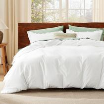 Conjunto de Capa de Edredom Bedsure Queen Size em Algodão com Bordado