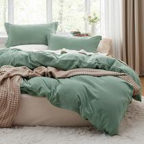 Conjunto de capa de edredom Bedsure Sage Green Oversize Queen Size Conjunto de capa de edredom Bedsure Sage Green Oversize Queen Size