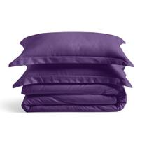 Conjunto de capa de edredom Cosy House Collection Luxury Purple Full/Queen