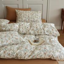 Conjunto de capa de edredom EAVD Vintage Style Botanical Floral Full Conjunto de capa de edredom EAVD Vintage Style Botanical Floral Full