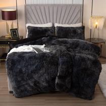 Conjunto de capa de edredom EMME Luxury Fuzzy King Size Pink