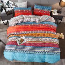 Conjunto de capa de edredom LAMEJOR Twin Size Listrado Padrão Branco/Preto