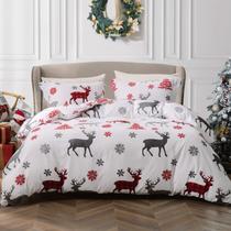 Conjunto de capa de edredom MILDLY Christmas Twin Size para crianças