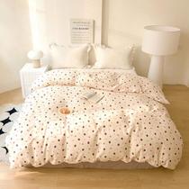 Conjunto de capa de edredom Sedefen Strawberry Queen Size com 2 fronhas