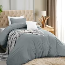 Conjunto de capa de edredom Utopia Bedding, 2 peças Twin/Twin XL cinza