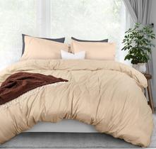 Conjunto de capa de edredom Utopia Bedding em tamanho real com 2 fronhas Conjunto de capa de edredom Utopia Bedding em tamanho real com 2 fronhas
