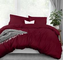 Conjunto de capa de edredom Utopia Bedding em tamanho real com 2 fronhas