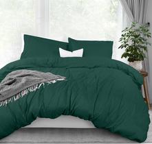 Conjunto de capa de edredom Utopia Bedding Queen Size 3 peças Emerald