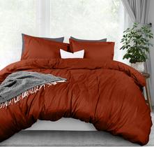 Conjunto de capa de edredom Utopia Bedding Queen Size 3 peças laranja