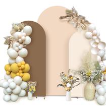 Conjunto de capa de fundo rafofo Arch Stand Nude for Wedding