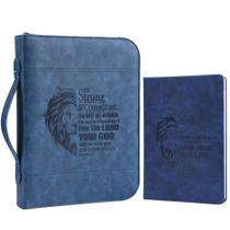 Conjunto de capa de livro Faithful Hers Bible Case com caderno Conjunto de capa de livro Faithful Hers Bible Case com caderno