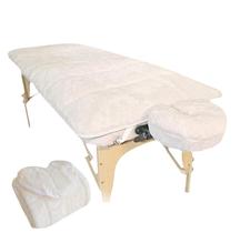 Conjunto de capa de mesa de massagem DECORFUNFUN Fleece 31x72 polegadas com almofada e berço