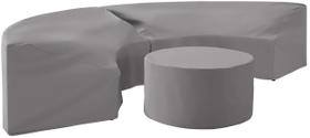 Conjunto de capa de móveis Crosley Patio Waterproof Grey 3 peças Conjunto de capa de móveis Crosley Patio Waterproof Grey 3 peças