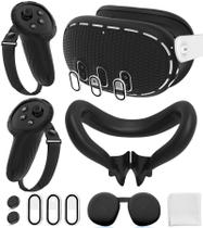 Conjunto de capa de silicone de acessórios VR para Meta/Oculus Quest 3
