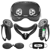 Conjunto de capa de silicone Rechale VR Accessories para Meta Quest 3S