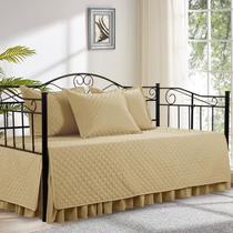 Conjunto de capa de sofá-cama HOMBYS Diamond Stitching Beige, 5 peças