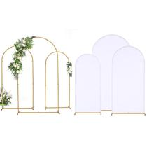 Conjunto de capa e suporte de pano de fundo Wedding Arch Vincidern 2,2 m
