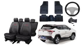 Conjunto de capa Jac e-JS4 2021 a 2024 + tapete + luxo