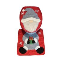 Conjunto De Capa Para Assento Sanitário De Natal Com Tema De Papai Noel, 2 Peças, Decoração Para
