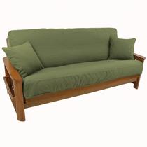 Conjunto de Capa para Futon Blazing Needles 20-23 cm Full Verde Sálvia 3 Peças