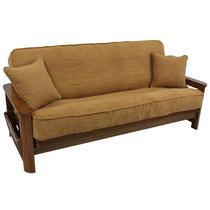 Conjunto de Capa para Futon Blazing Needles em Microsuede Camel