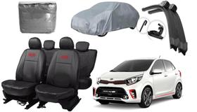 Conjunto de Capa Picanto 2006 a 2019 + Capa de Cobrir + Limpador de Parabrisa: Alta Performance Conjunto de Capa Picanto 2006 a 2019 + Capa de Cobrir + Limpador de Parabrisa: Alta Performance