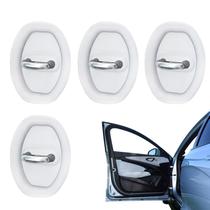 Conjunto de capa protetora de silicone com fechadura de porta de carro x4