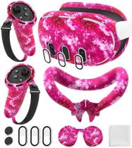 Conjunto de capa protetora de silicone para Meta/Oculus Quest 3