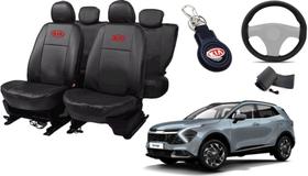 Conjunto de Capa Sportage 2023 a 2025 + Chaveiro + Capa de Volante Design Inovador e Confortável