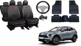 Conjunto de Capa Sportage 2023 a 2025 + Tapete + Capa de Volante: Conforto e Design Exclusivo