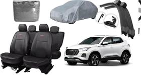 Conjunto de capa Tiggo 5X Pro + capa cobrir limpador